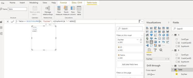 Advanced Table Manipulation Functions and Other Functions in Power BI