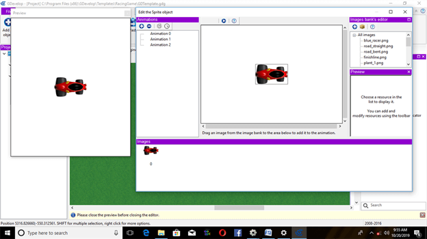 Adventure Car Race Using Native Platform In Gdevelop