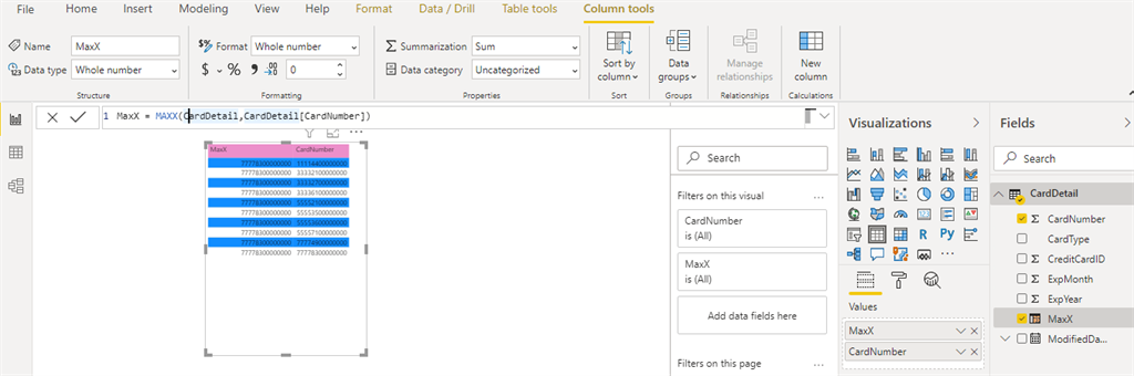 Aggregation DAX Functions In Power BI