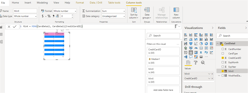 Aggregation DAX Functions In Power BI