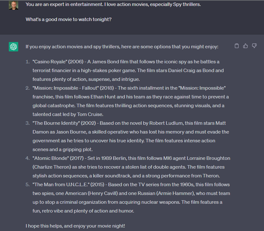 More Detailed Movie Prompt