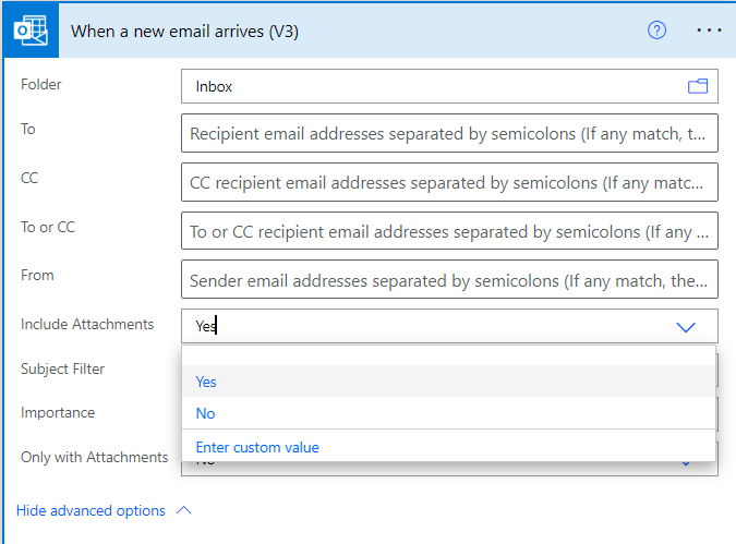 Retrieve Attachements