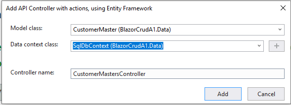 AspNet Core Blazor WebAssembly - CRUD