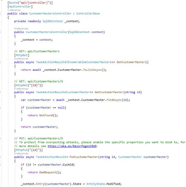 AspNet Core Blazor WebAssembly - CRUD
