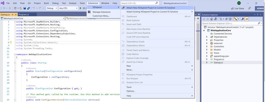 An Introduction To Using NDepend In Visual Studio