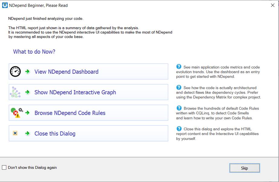 An Introduction To Using NDepend In Visual Studio