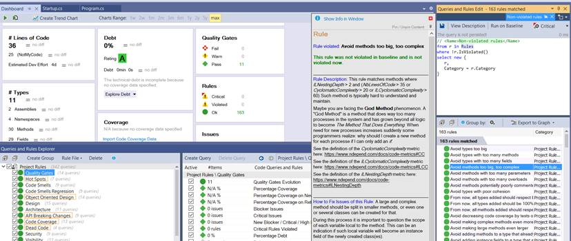 An Introduction To Using NDepend In Visual Studio