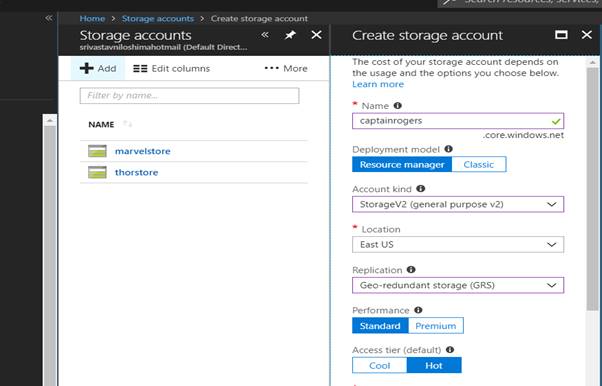 Microsoft Azure Storage
