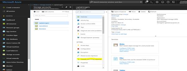Microsoft Azure Storage