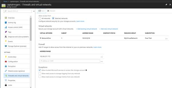 Microsoft Azure Storage