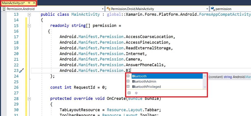 Android Application Aunthetications Using Xamarin.Forms