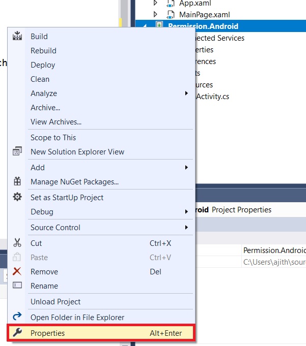 Android Application Aunthetications Using Xamarin.Forms