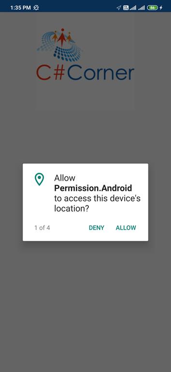 Android Application Aunthetications Using Xamarin.Forms