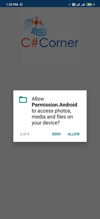 Android Application Aunthetications Using Xamarin.Forms