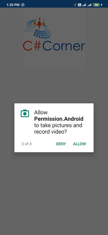 Android Application Aunthetications Using Xamarin.Forms