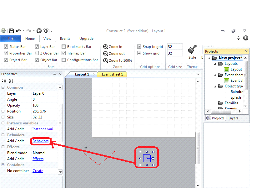 build the new game angry bird using constructor 2 platform