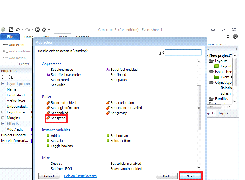 build the new game angry bird using constructor 2 platform