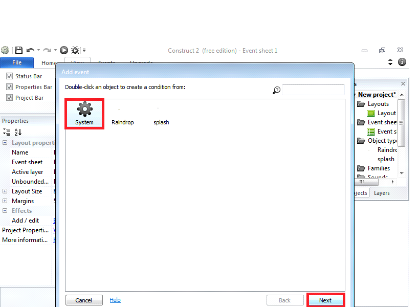 build the new game angry bird using constructor 2 platform