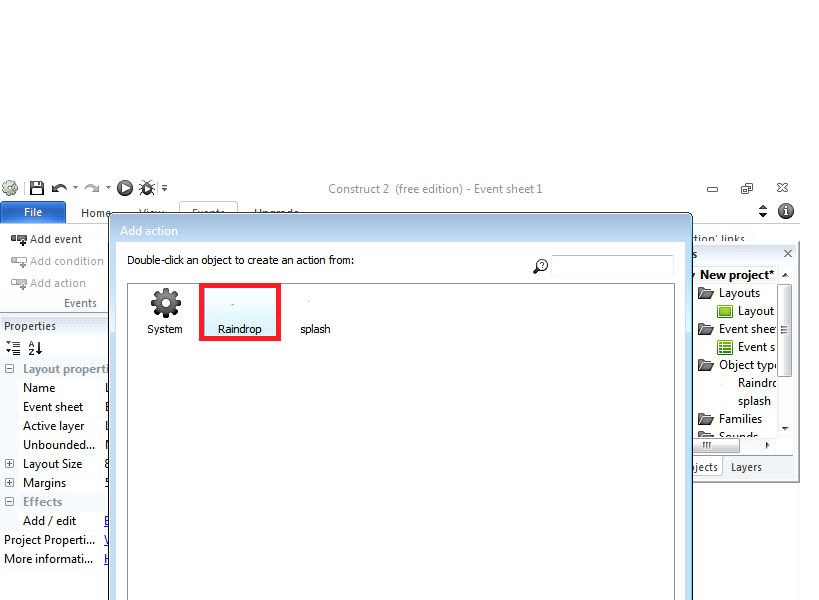 build the new game angry bird using constructor 2 platform