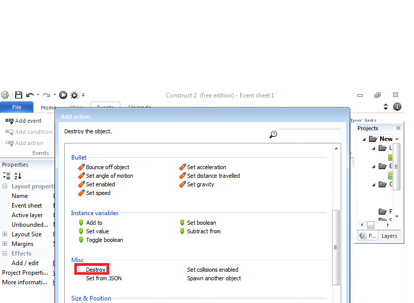 build the new game angry bird using constructor 2 platform