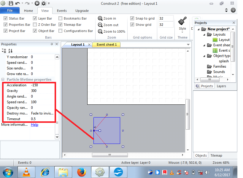 build the new game angry bird using constructor 2 platform