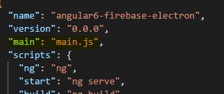 Angular V6 Desktop Application with Firebase and Electron