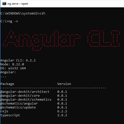 Update Angular CLI
