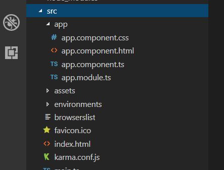project file structure 
