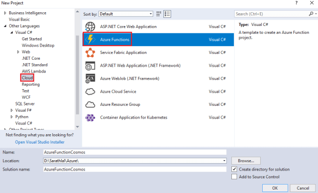 Angular 8 App with Cosmos DB and Azure Function