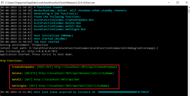 Angular 8 App with Cosmos DB and Azure Function
