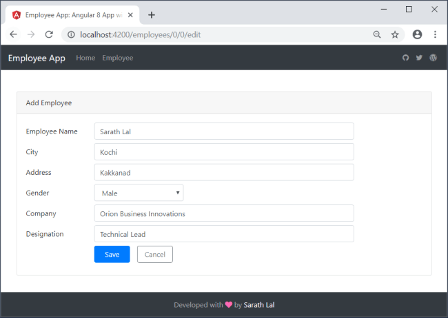 Angular 8 App with Cosmos DB and Azure Function