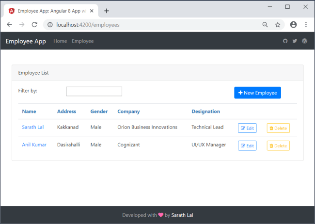 Angular 8 App with Cosmos DB and Azure Function