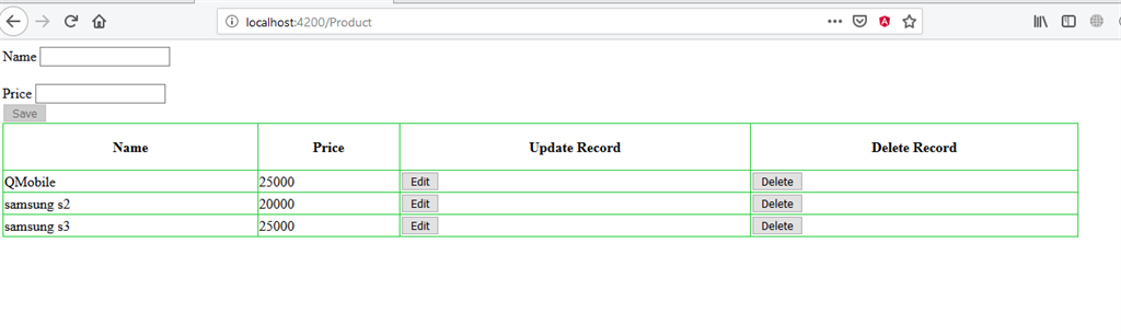 Angular 8 CRUD With Oauth2.0 In WebAPI