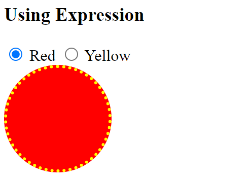 Using expression