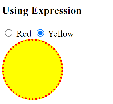 Using expression
