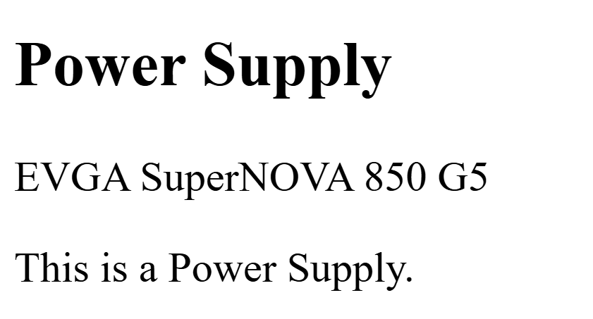 Power supply