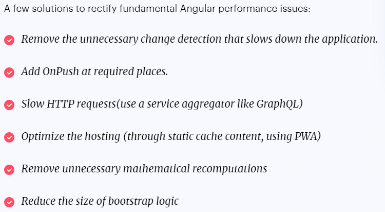 Angular Performance Tuning