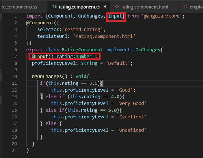 Angular Tutorial - Nesting Components