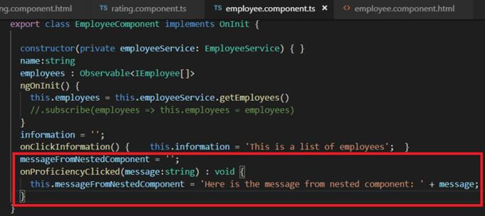 Angular Tutorial - Nesting Components