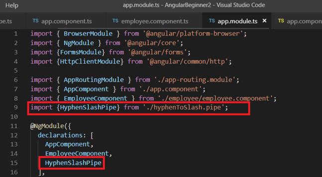 Using Pipes In Angular