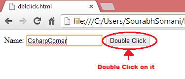 Before double-click
