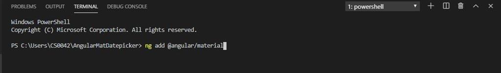 Angular Material DatePicker