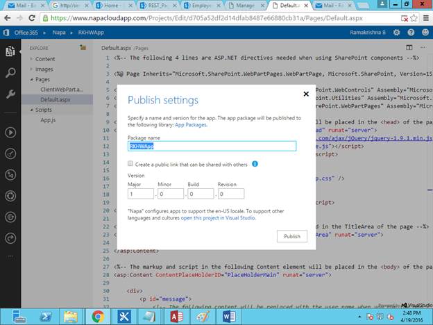 App Catalogue In SharePoint Online