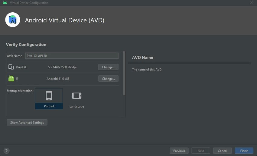 Android Virtual Device