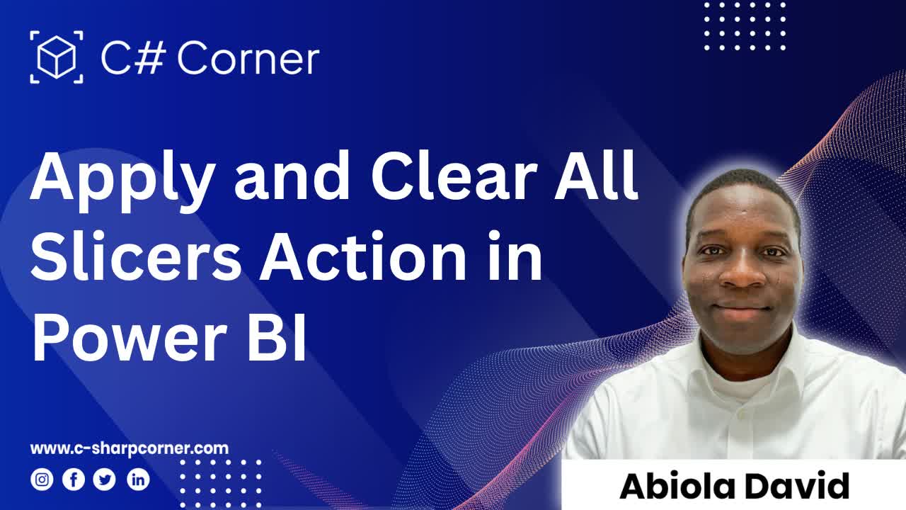 Apply and Clear All Slicers Action in Power BI