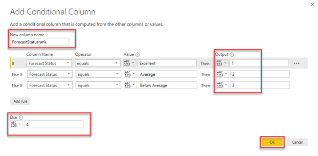 Apply Conditional Formatting For A Text Column Using Icons In Power BI