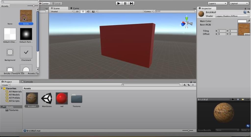 Apply Materials, Shaders And Textures To Objects In Unity