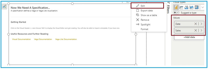 Area Chart with Gradients in Power BI