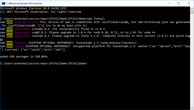 Npm install user Npm install user