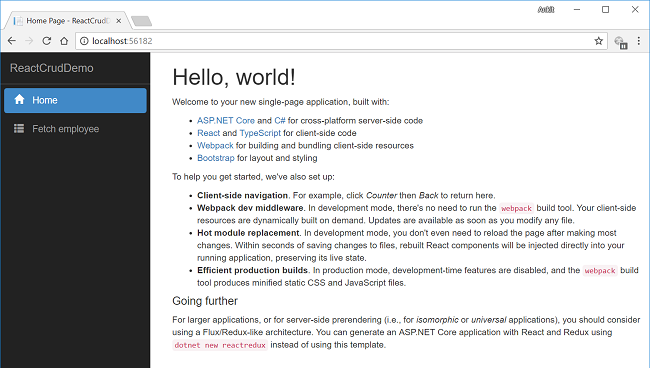 Fetch Employee pages